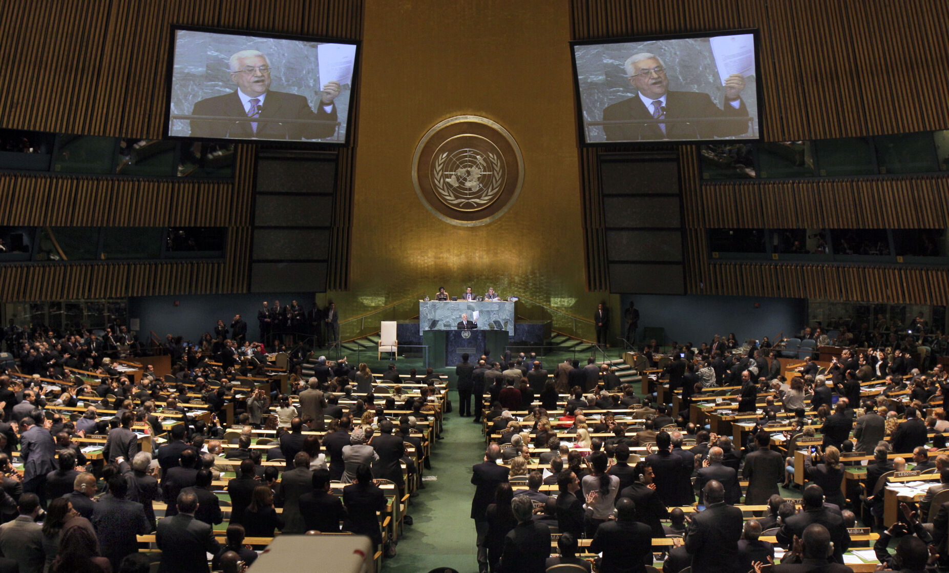 2011: Mahmoud Abbas